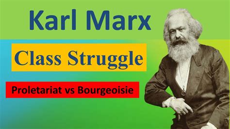 karl marx proletariat vs bourgeoisie
